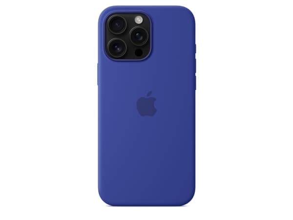 Applen silikonikotelo MagSafella iPhone 16 Pro Maxille - Ultramarine, kansi, Apple, iPhone 16 Pro Max, 17,5 cm (6,9"), sininen