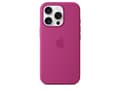 Miniatyrbild 5 av 5: Apple - Baksidesskydd för mobiltelefon - MagSafe-kompatibilitet - silikon - Fuchsia - för iPhone 16 Pro