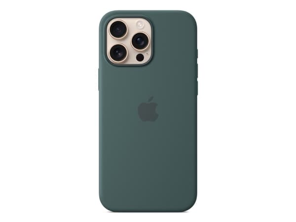 Apple iPhone 16 Pro Max Silicone Case with MagSafe - Lake Green, Cover, Apple, iPhone 16 Pro Max, 17.5 cm (6.9"), Green