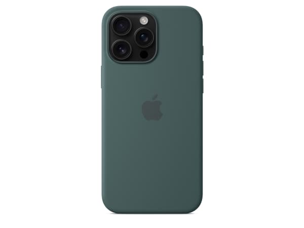 Apple iPhone 16 Pro Max Silicone Case with MagSafe - Lake Green, Cover, Apple, iPhone 16 Pro Max, 17.5 cm (6.9"), Green