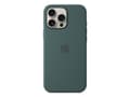 Pikkukuva 5 / 5: Apple iPhone 16 Pro Max Silicone Case with MagSafe - Lake Green, Cover, Apple, iPhone 16 Pro Max, 17.5 cm (6.9"), Green