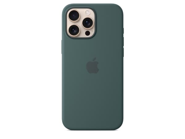 Apple iPhone 16 Pro Max Silicone Case with MagSafe - Lake Green, Cover, Apple, iPhone 16 Pro Max, 17.5 cm (6.9"), Green