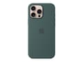 Pikkukuva 1 / 5: Apple iPhone 16 Pro Max Silicone Case with MagSafe - Lake Green, Cover, Apple, iPhone 16 Pro Max, 17.5 cm (6.9"), Green