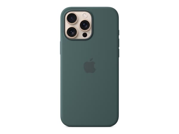 Apple iPhone 16 Pro Max Silicone Case with MagSafe - Lake Green, Cover, Apple, iPhone 16 Pro Max, 17.5 cm (6.9"), Green