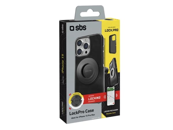 SBS TEURIP1567P, Cover, Apple, iPhone 15 Pro Max, 17 cm (6.7"), Black
