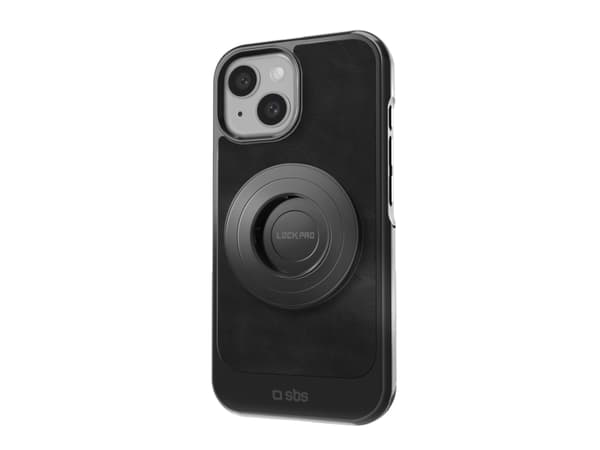 SBS iPhone 15 Lock Pro -älypuhelinkotelo, musta