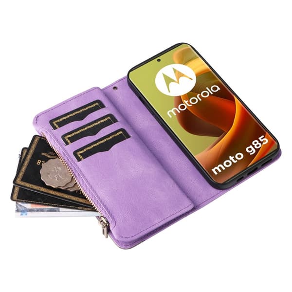 KT Multifunktion Series-5 Til Motorola Moto G85 Telefontaske