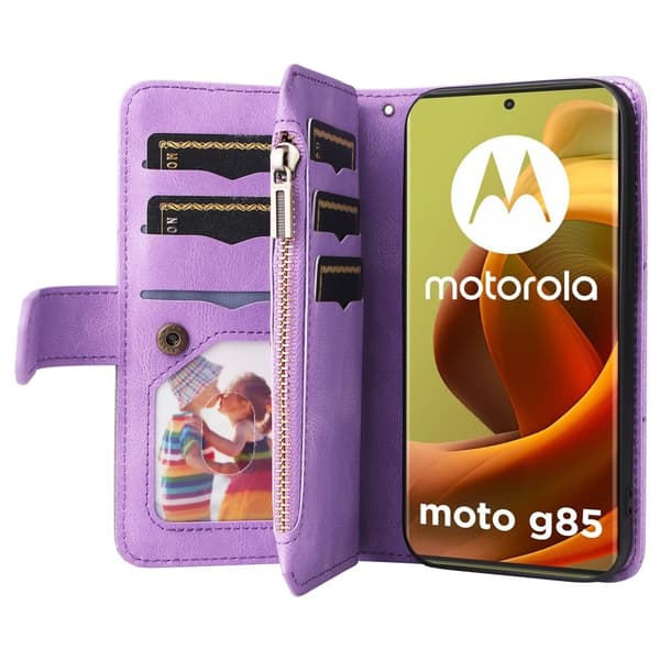 KT Multifunktion Series-5 Til Motorola Moto G85 Telefontaske