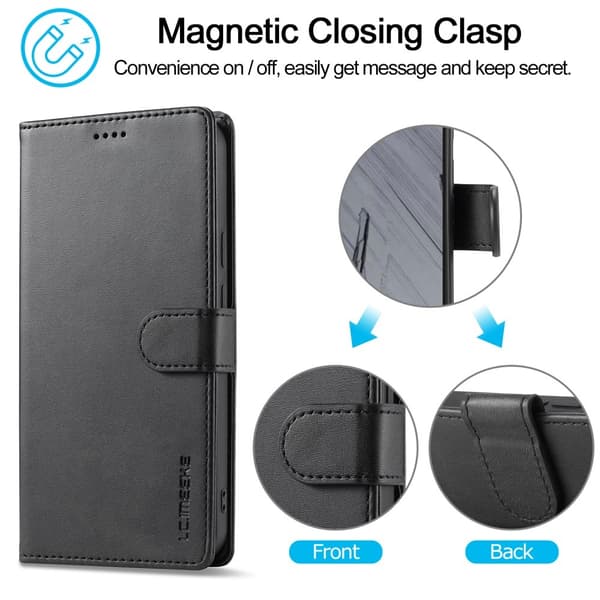 LC.IMEEKE Til Google Pixel 9 Pro XL Cover Flipcover - Sort