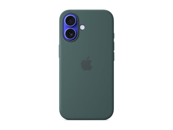 Apple - Baksidesskydd för mobiltelefon - MagSafe-kompatibilitet - silikon - sea green - för iPhone 16