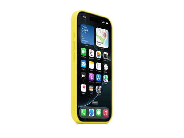 Apple - Baksidesskydd för mobiltelefon - MagSafe-kompatibilitet - silikon - stjärnfrukt - för iPhone 16 Pro