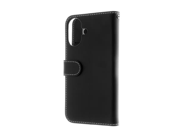 Insmat 650-3278, Flip case, Apple, iPhone 16, 15.5 cm (6.1"), Black