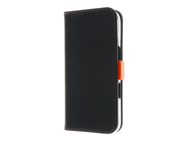 Insmat 650-3286, Flip case, Apple, iPhone 16, 15.5 cm (6.1"), Black, Orange