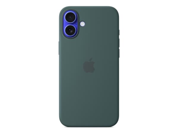 Apple - Baksidedeksel for mobiltelefon - MagSafe-samsvar - silikon - innsjøgrønn - for iPhone 16 Plus