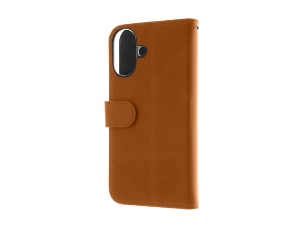 Insmat 650-3292, Flip case, Apple, iPhone 16, 15.5 cm (6.1"), Brown