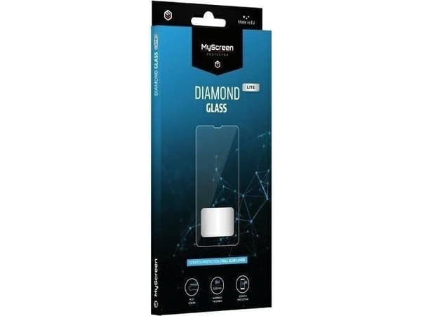 MyScreen Protector Motorola Moto Edge 30 - Härdat glas för lätt rundade skärmar DIAMOND GLASS LITE edge FULL GLUE