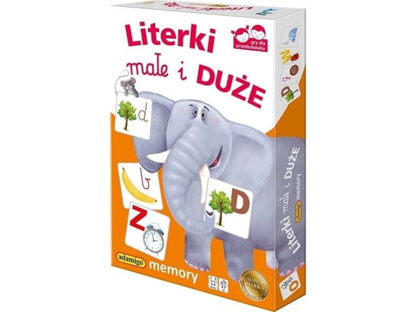 Adamigo Memory Game - Store og små bokstaver