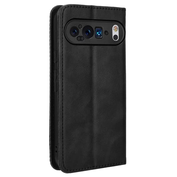 För Google Pixel 9 Pro XL Plånboksfodral Exklusivt Svart