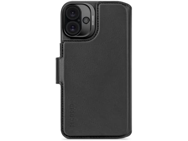 Decoded Nahkainen irrotettava lompakko, Tegnebogsetui, Apple, iPhone 16 Plus, 17 cm (6.7"), Laji