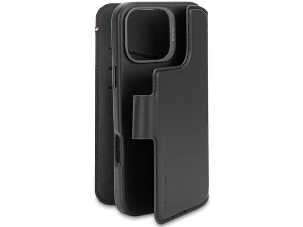 Decoded Leather Detachable Wallet, Plånbok, Apple, iPhone 16 Pro Max, 17,5 cm (6.9"), Svart