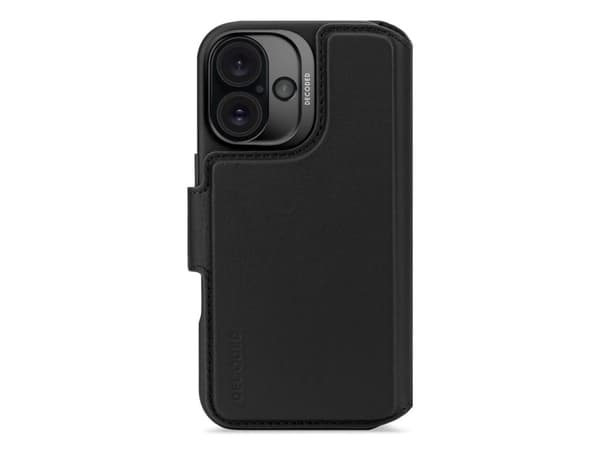 Koodattu nahkainen irrotettava lompakko, Tegnebogsetui, Apple, iPhone 16, 15,5 cm (6.1"), Laji