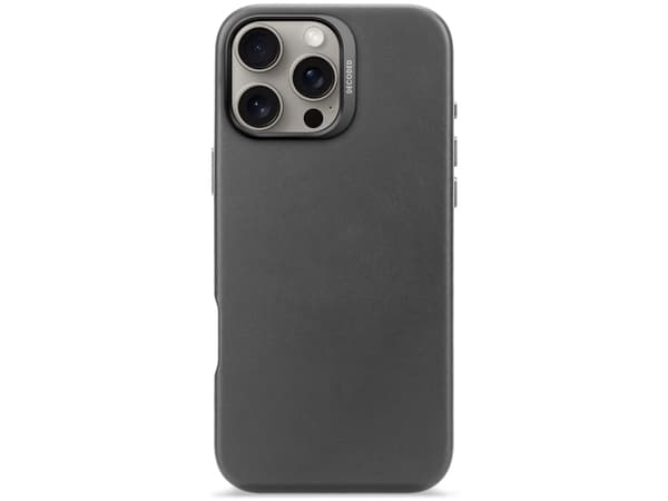 Decoded Leather Case, Cover, Apple, iPhone 16 Pro Max, 17.5 cm (6.9"), Black