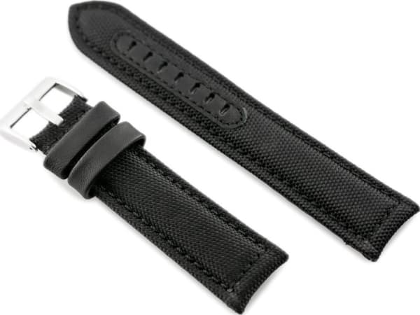 Tyynenmeren nahkaranneke W34 - PREMIUM - musta/lajiteltu - 26mm