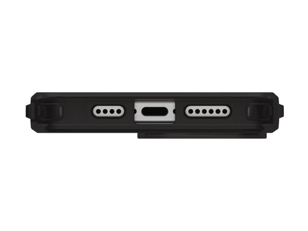 UAG Plyo Series - Baksidedeksel for mobiltelefon - MagSafe-samsvar - PC-bakplate, termoplastisk polyuretanramme (TPU) - svart/bronse - for Apple iPho