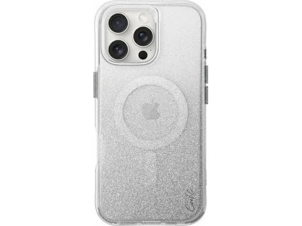 Kotelo UNIQ Kotelo Coehl Lumino iPhone 16 Pro Max 6.9" Magneettinen lataus hopea/sparkling hopea