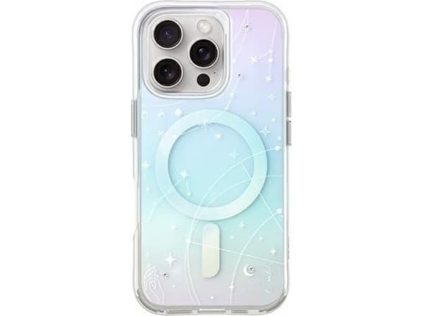 Fodral Uniq Coehl Celest Apple iPhone 16 Pro 6,3" Magnetisk laddning Opal / Rainbow