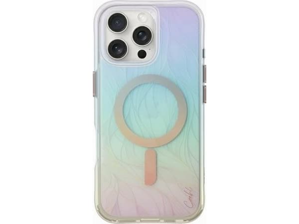 Uniq Coehl Willow-deksel til Apple iPhone 16 Pro Max 6,9" magnetisk lading Opal/Rainbow