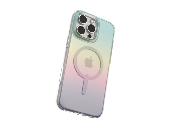 ZAGG Milan Snap - Baksidedeksel for mobiltelefon - MagSafe-samsvar - grafen - iriserende - for Apple iPhone 16 Pro Max