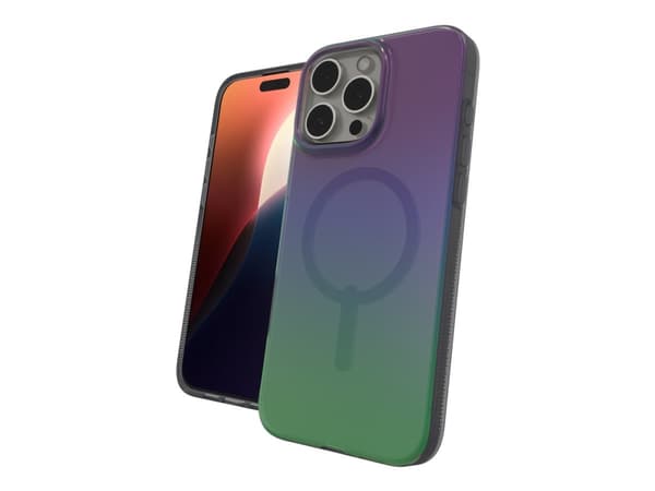 ZAGG Milan Snap - Baksidesskydd för mobiltelefon - MagSafe-kompatibilitet - ravensfjäder - för Apple iPhone 16 Pro Max