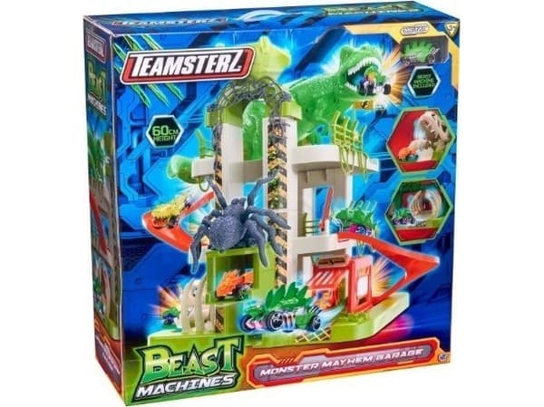 HTI Parkeringsplass / garasje Monsterkaos + 1 TEAMSTERZ racerbil 1417451 p3
