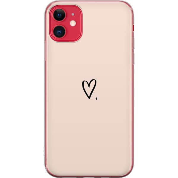 Apple iPhone 11 Gjennomsiktig deksel Hjerte