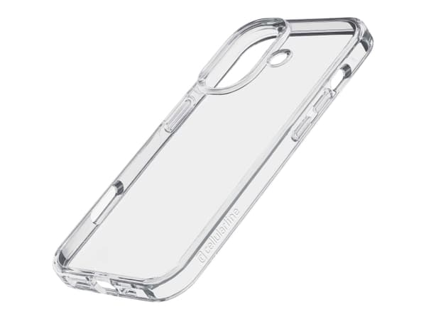 Cellularline Become Eco Case - iPhone 16 Plus Case made with 100% recycled plastic, Cover, Apple, iPhone 16 Plus, 17 cm (6.7"), Transparent