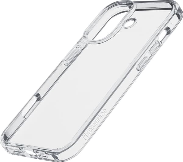 Cellularline Become Eco Case - iPhone 16 Plus Case made with 100% recycled plastic, Cover, Apple, iPhone 16 Plus, 17 cm (6.7"), Transparent