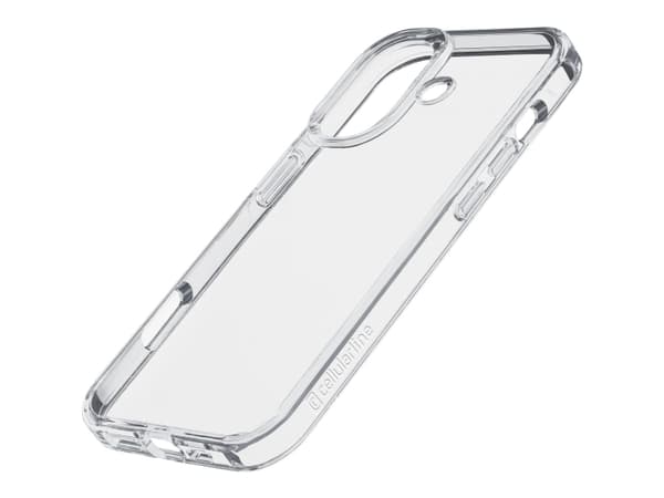 Cellularline Become Eco Case - iPhone 16 Plus Case made with 100% recycled plastic, Cover, Apple, iPhone 16 Plus, 17 cm (6.7"), Transparent