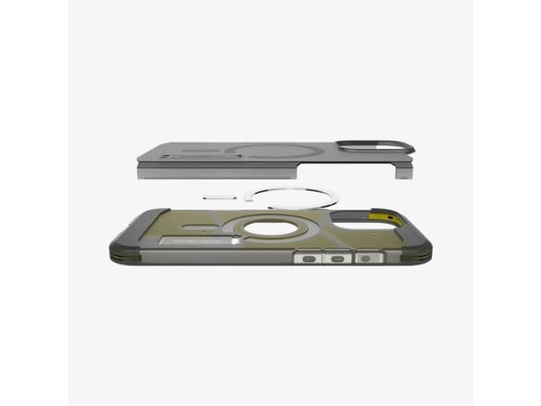Spigen Tough Armor AI (MagFit), Omslag, Apple, iPhone 16 Pro, 16 cm (6.3"), Svart