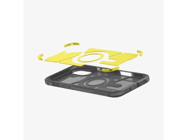 Spigen Tough Armor AI (MagFit), Cover, Apple, iPhone 16, 15.5 cm (6.1"), Black