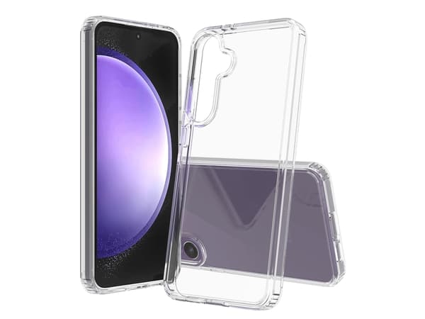 Screenor - Baksidedeksel for mobiltelefon - termoplast-polyuretan (TPU), akryl - gjennomsiktig - for Samsung Galaxy S24 FE