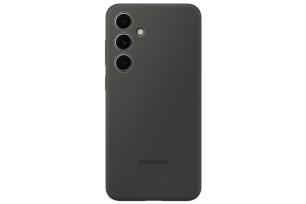 Samsung EF-PS721 - Baksidedeksel for mobiltelefon - silikon - svart - for Galaxy S24 FE