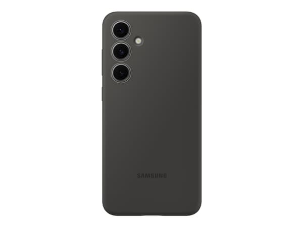 Samsung EF-PS721 - Baksidedeksel for mobiltelefon - silikon - svart - for Galaxy S24 FE