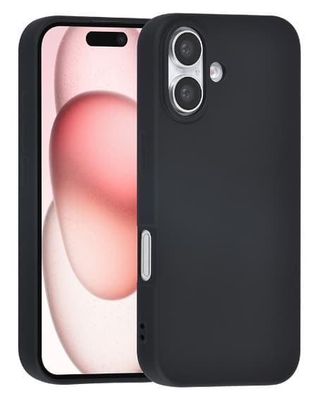 iPhone 16 Skal Matt Svart