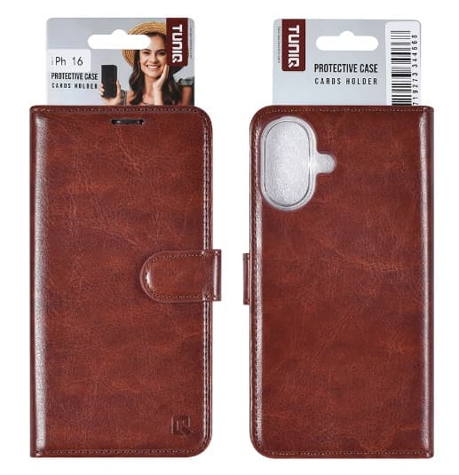 TUNIQ iPhone 16 Fodral Mocha Mousse Brun