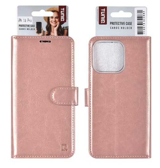 TUNIQ iPhone 16 PRO Fodral Roséfärgat