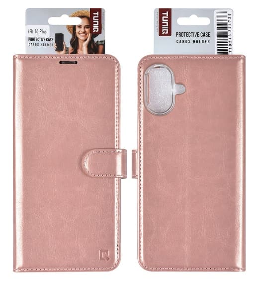 TUNIQ iPhone 16 PLUS Fodral Roséfärgat