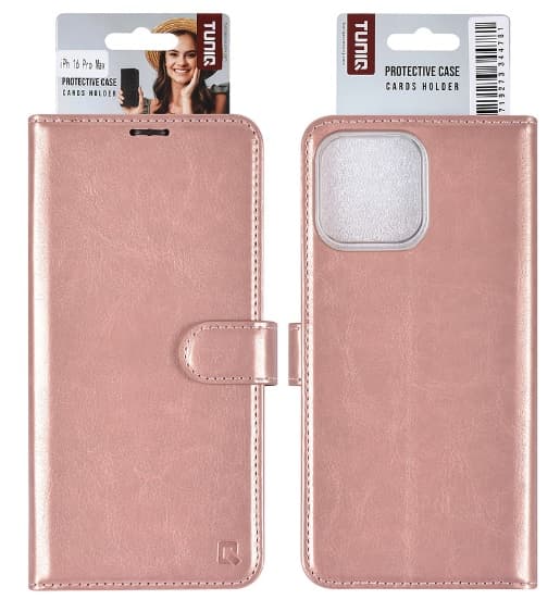 TUNIQ iPhone 16 PRO MAX Fodral Roséfärgat
