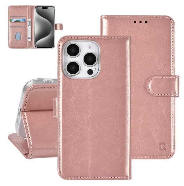 TUNIQ iPhone 16 PRO MAX Fodral Roséfärgat