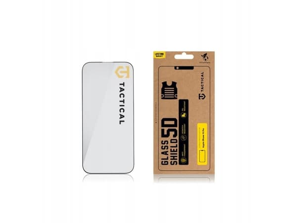 "Glass Shield 5D iPhone 16 Pro" Black